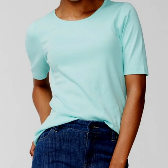 Chico's Tops Chicos Elbow Sleeve Top Sz 2 L Poshmark